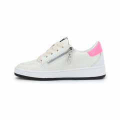 KIDS ARIELLA - WHITE/ LEOPARD | Vintage Havana Shoes