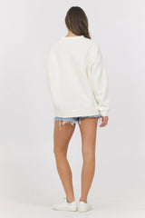Good Vibes Fleece Crewneck | Vintage Havana Clothing
