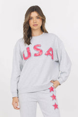 USA French Terry Crewneck | Vintage Havana Clothing