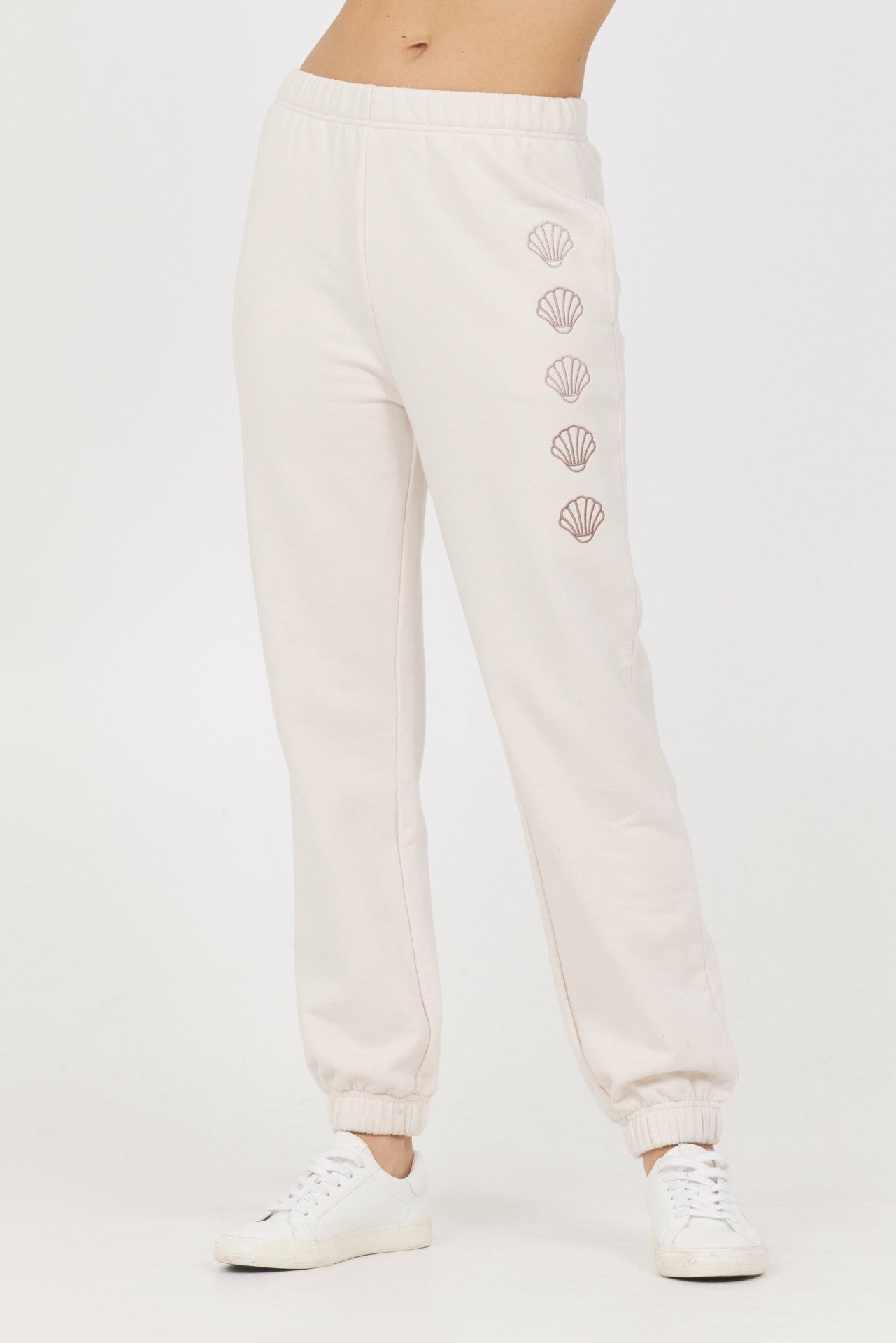 EMBROIDERED FRENCH TERRY JOGGERS | Vintage Havana Clothing