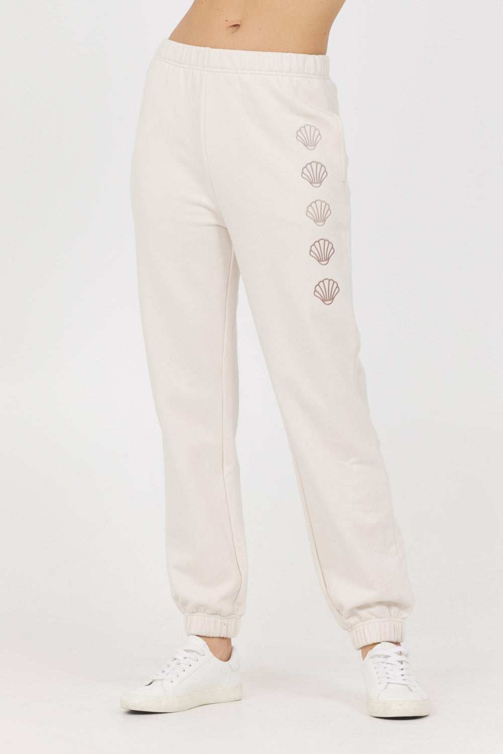 EMBROIDERED FRENCH TERRY JOGGERS | Vintage Havana Clothing