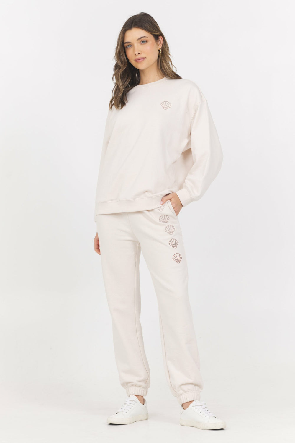 EMBROIDERED FRENCH TERRY JOGGERS | Vintage Havana Clothing