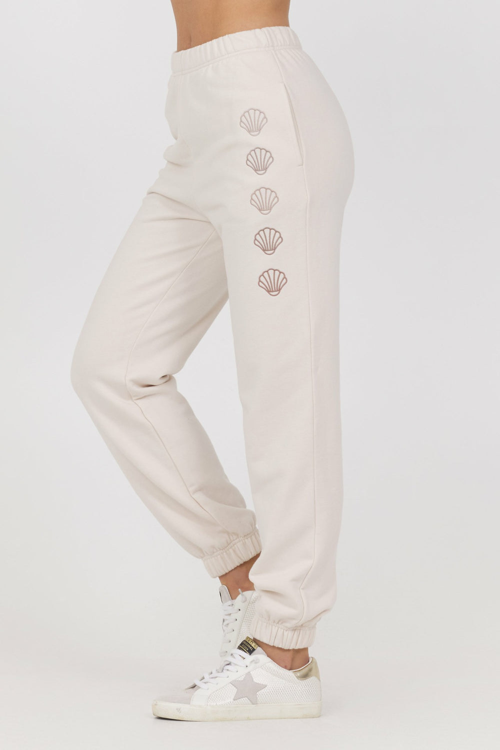 EMBROIDERED FRENCH TERRY JOGGERS | Vintage Havana Clothing