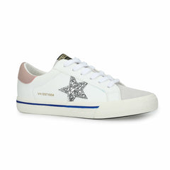 MIGHTY - SILVER GLITTER/ BLUE STRIPE | Vintage Havana Shoes