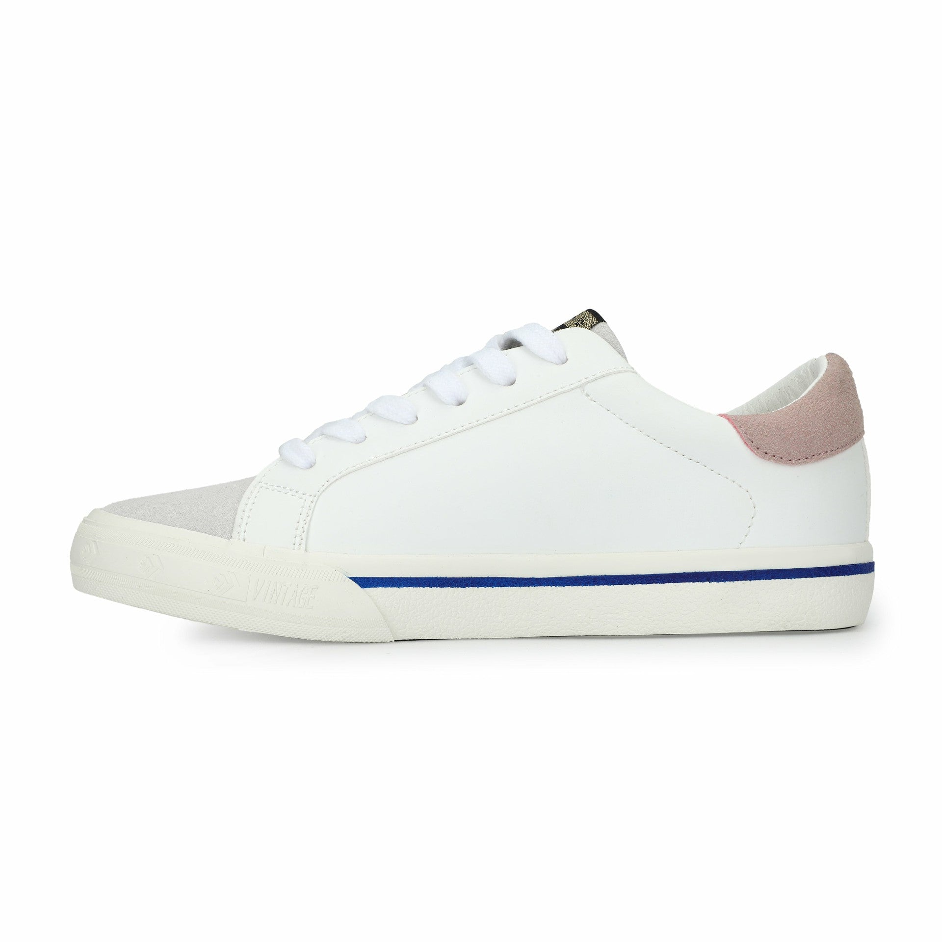 MIGHTY - SILVER GLITTER/ BLUE STRIPE | Vintage Havana Shoes