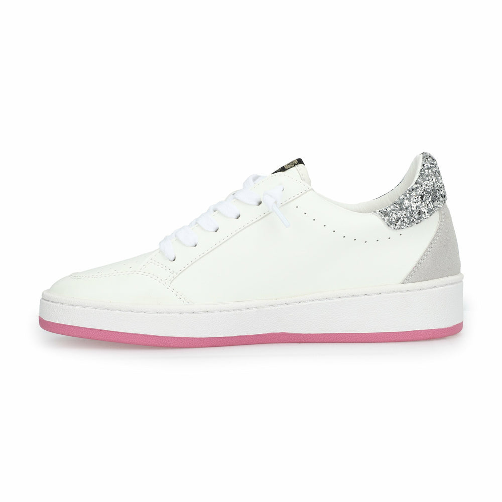 TAMMY - WHITE PINK GLITTER POP | Vintage Havana Shoes