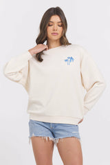 SURF WASH EMBROIDERED CREWNECK | Vintage Havana Clothing