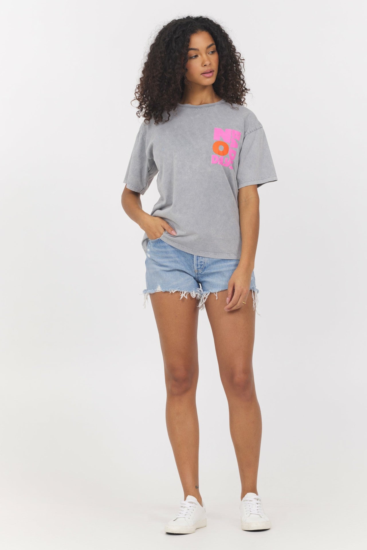 Washed Graphic Tee - NO BAD DAYS | Vintage Havana Clothing