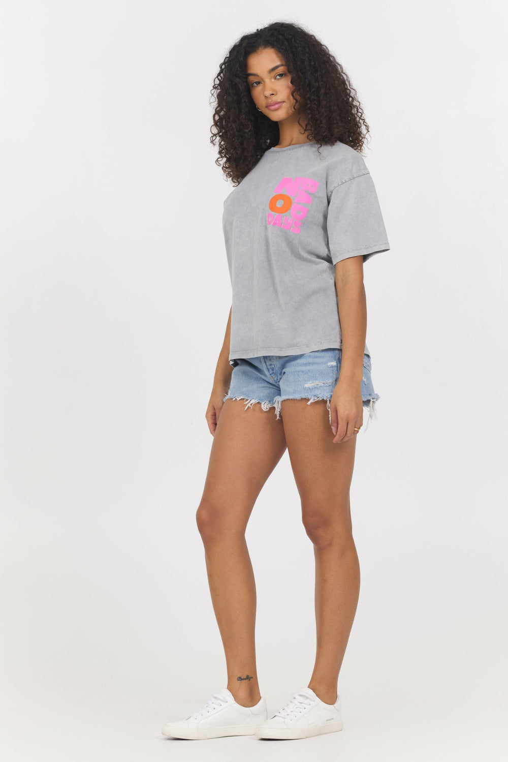 Washed Graphic Tee - NO BAD DAYS | Vintage Havana Clothing