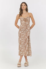 Woven Cut Out Dress | Vintage Havana Clothing
