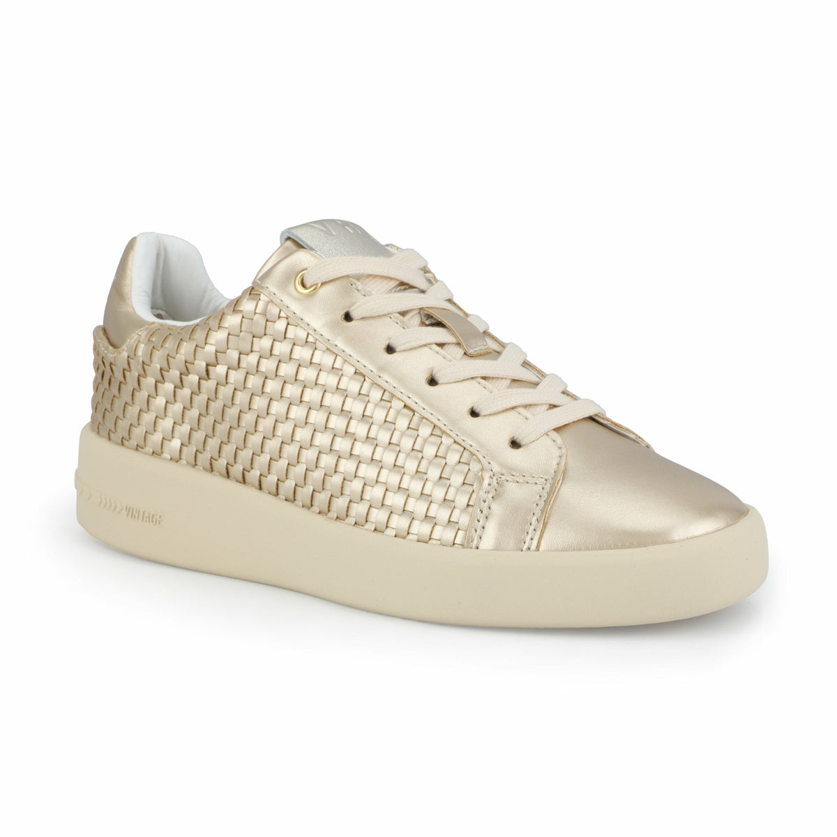 LUNA - GOLD WOVEN | Vintage Havana Shoes