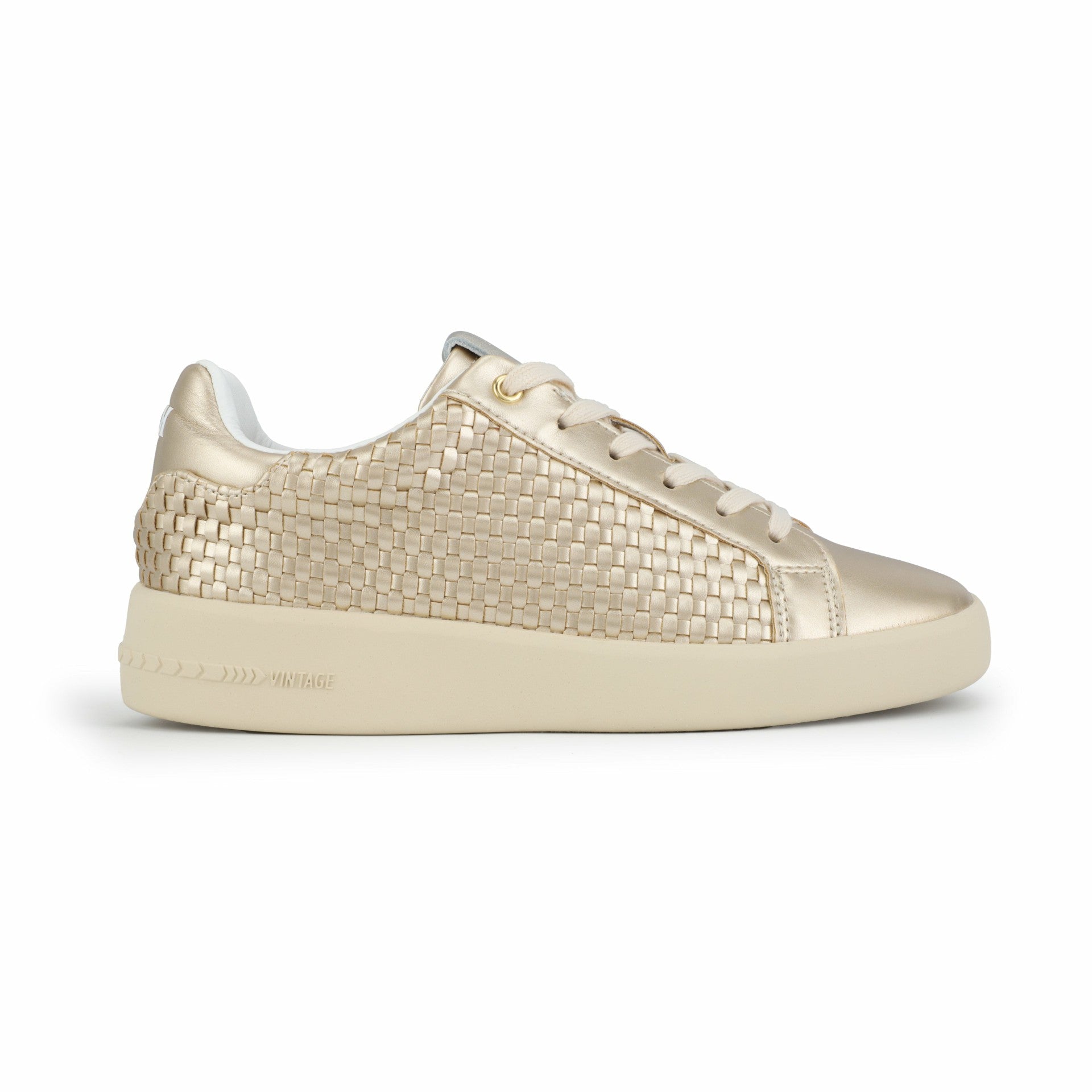 LUNA - GOLD WOVEN | Vintage Havana Shoes