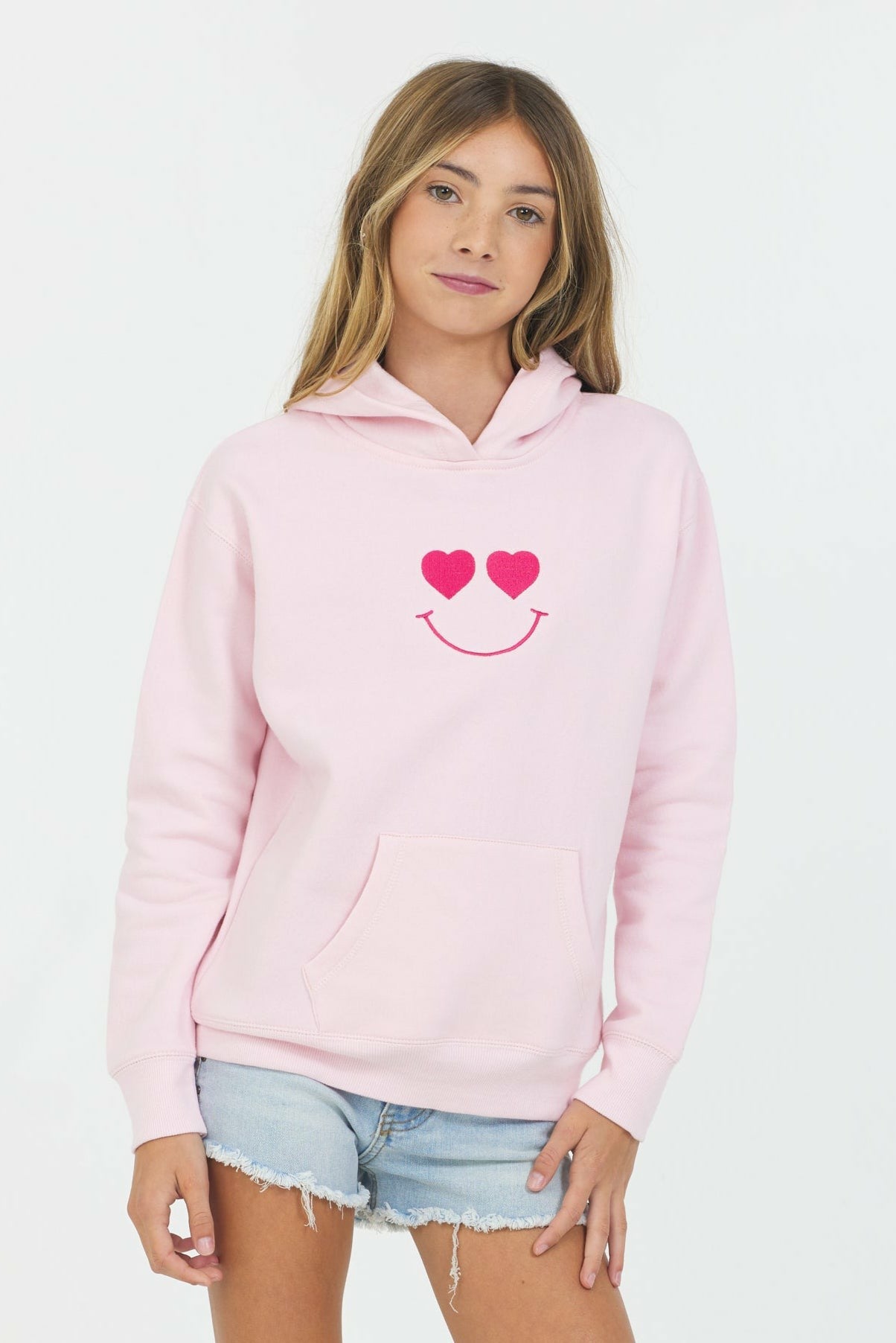Pink ‘It’s All Love’ Hoodie | Vintage Havana Clothing