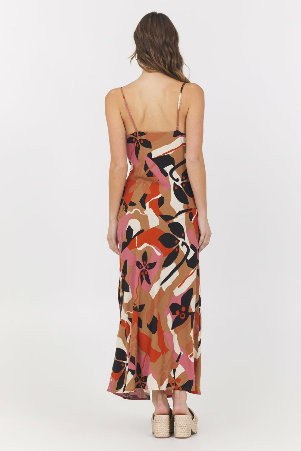 Abstract Floral Maxi Dress | Vintage Havana Clothing