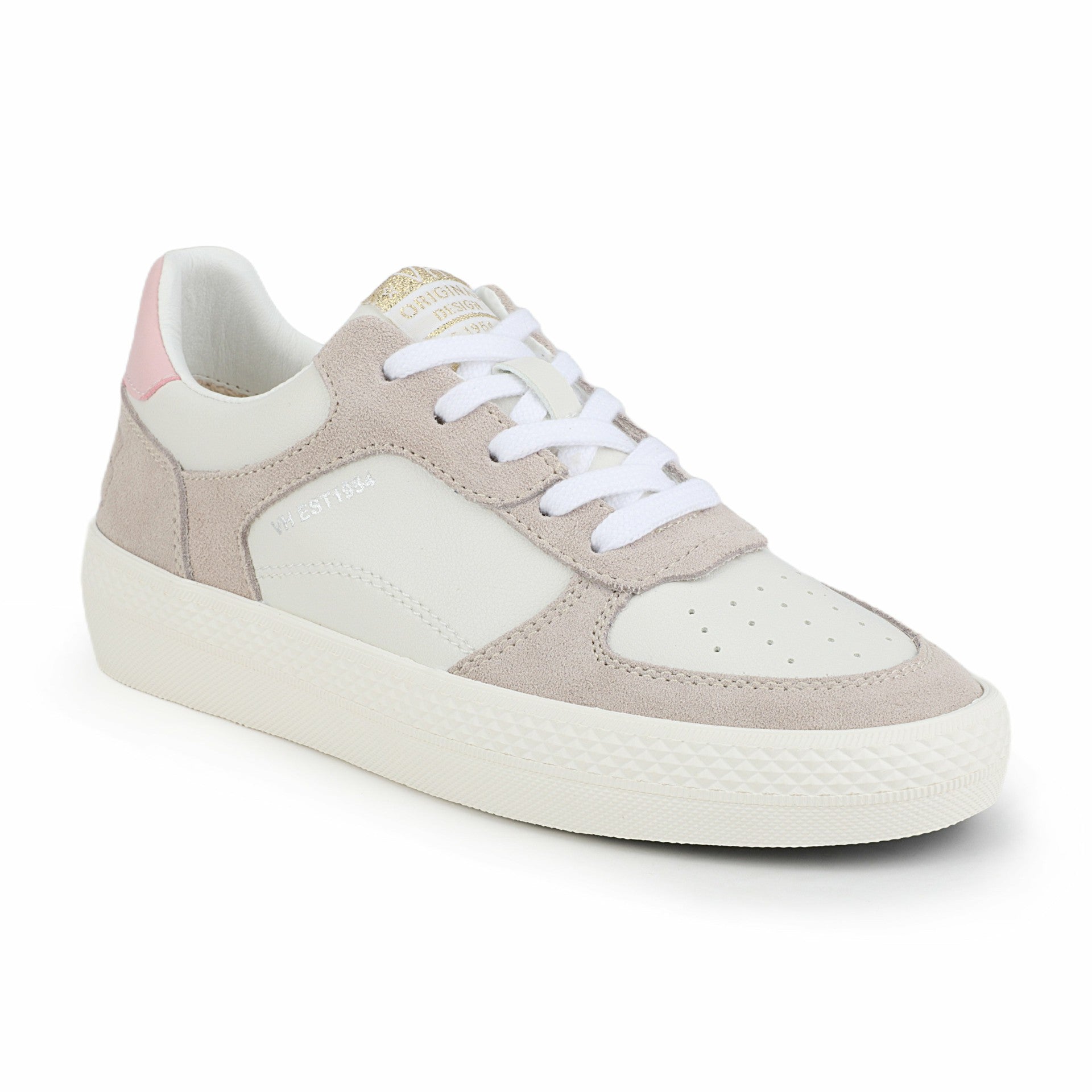 FAST - GREY SUEDE PINK | Vintage Havana Shoes