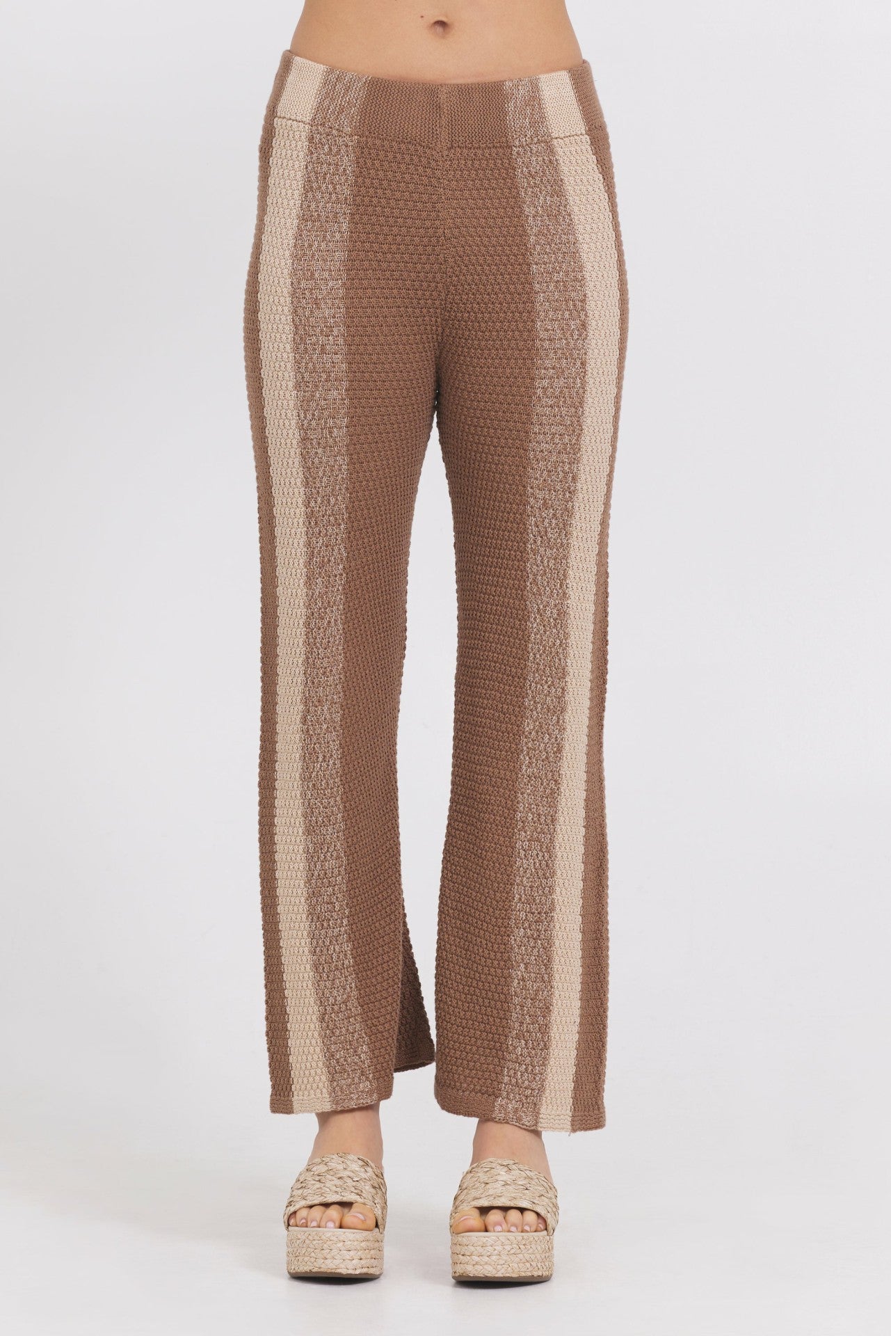 Striped Sweater Tank + Pants 2-Piece Set | Vintage Havana Clothing