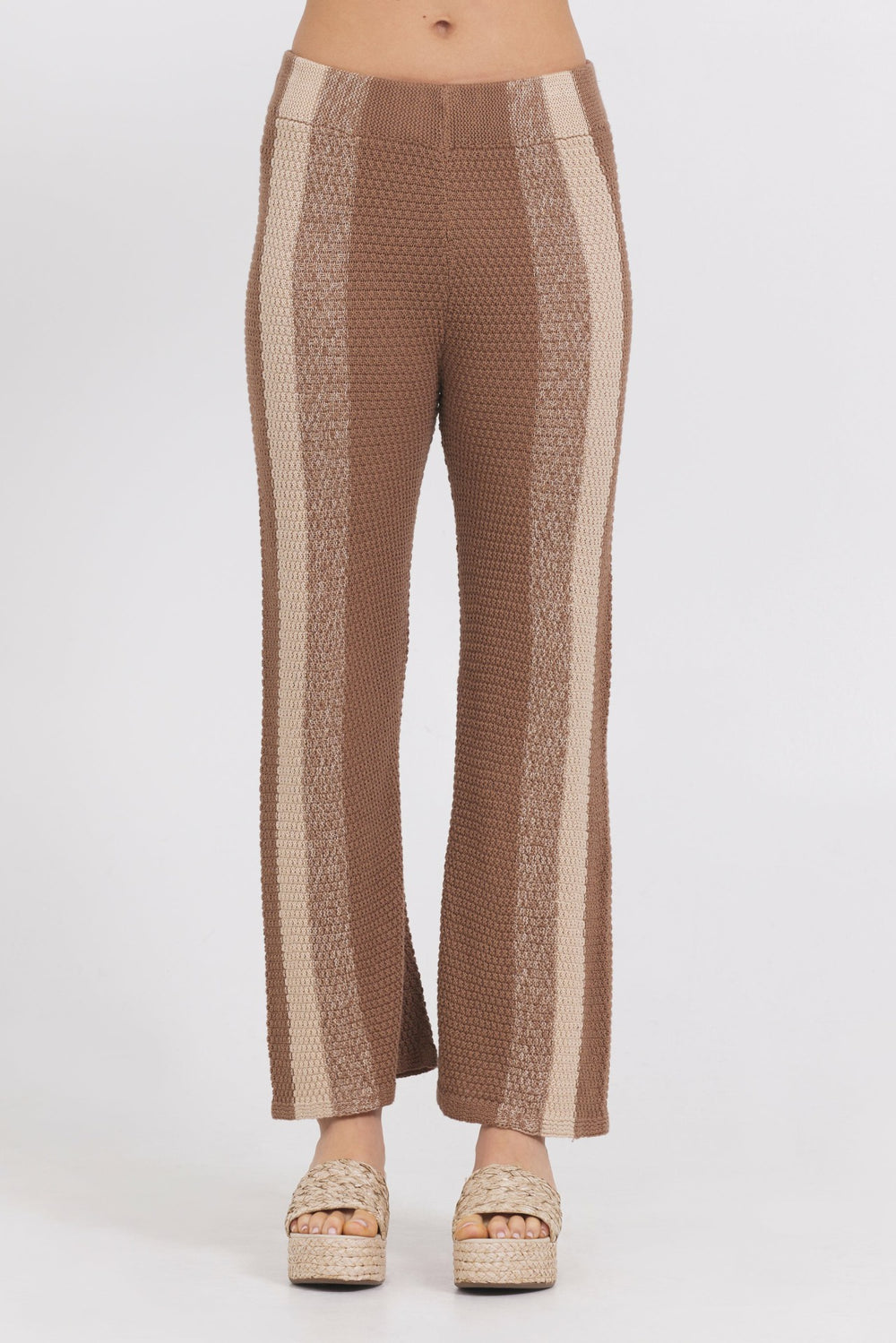 Striped Sweater Tank + Pants 2-Piece Set | Vintage Havana Clothing