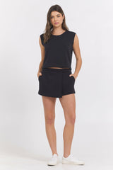 Black Cloud Skort + Tank 2-Piece Set | Vintage Havana Clothing