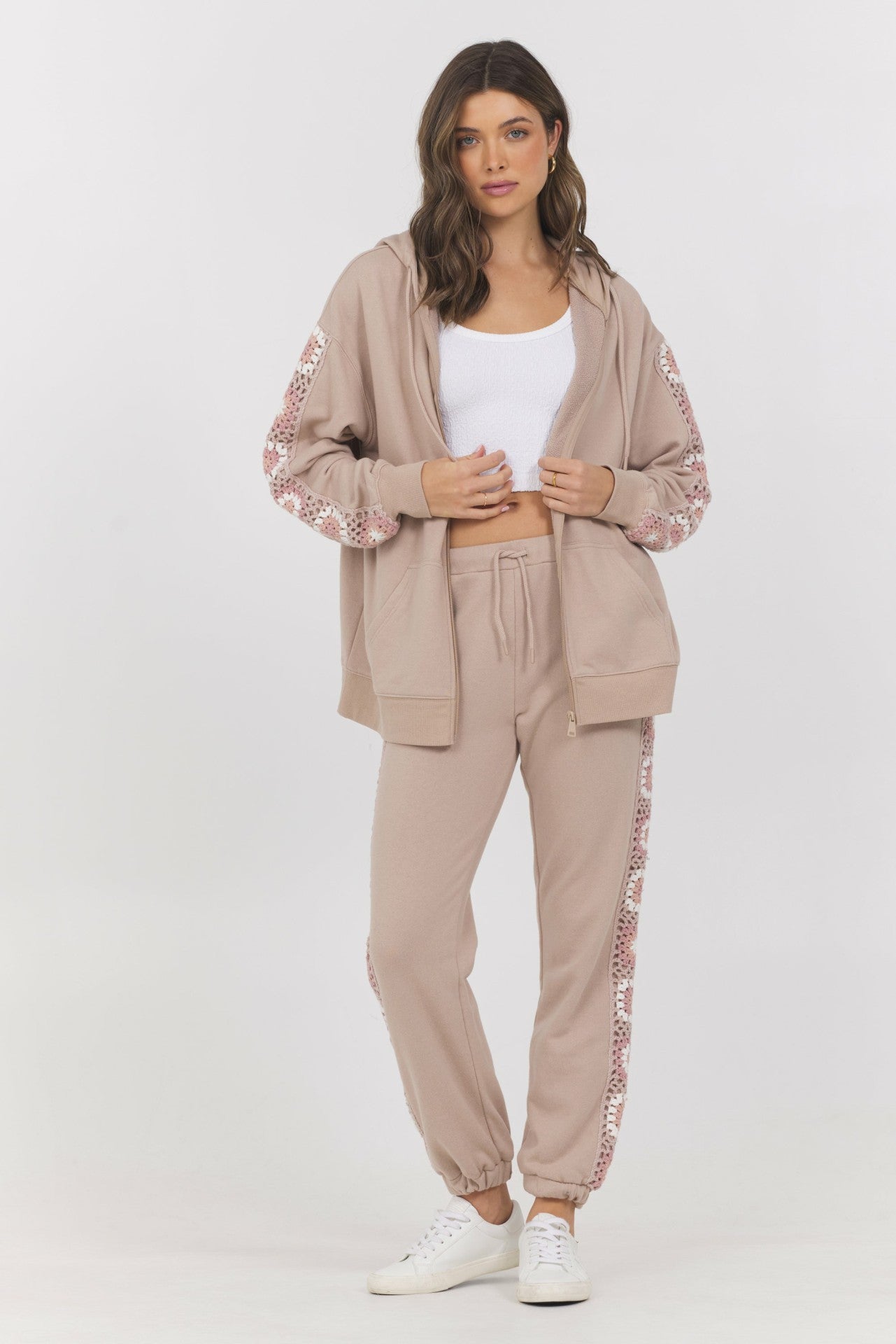 French Terry Zip Up + Jogger 2-Piece Set | Vintage Havana Clothing