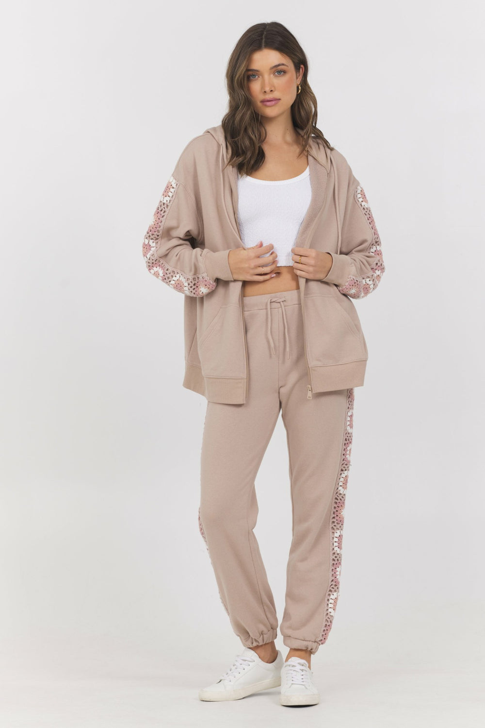French Terry Zip Up + Jogger 2-Piece Set | Vintage Havana Clothing