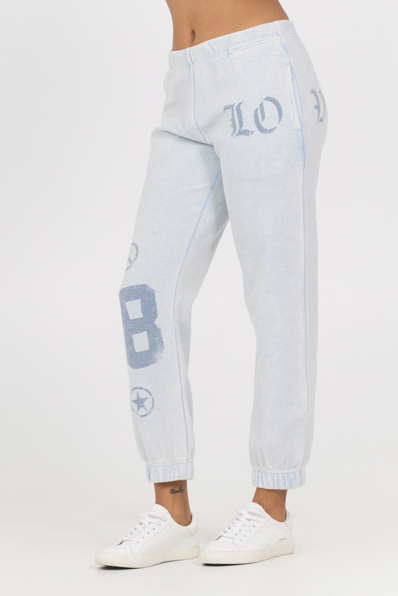 Printed Rib Jogger + Crew 2-Piece Set | Vintage Havana Clothing
