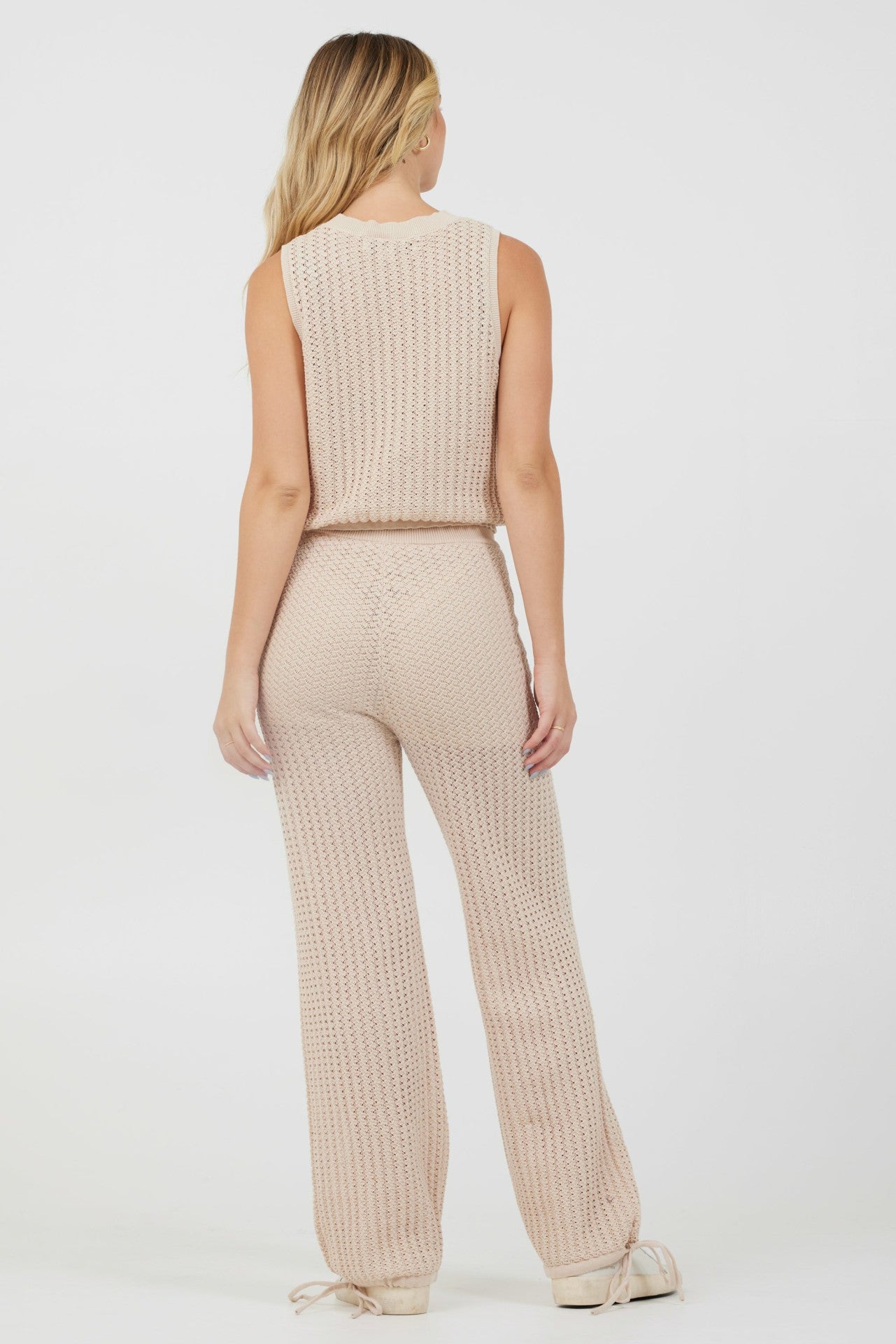 Bali Beige Pants + Tank 2-Piece Set | Vintage Havana Clothing