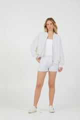 Grey Icicle Fleece Zip Up + Joggers 2-Piece Set | Vintage Havana Clothing