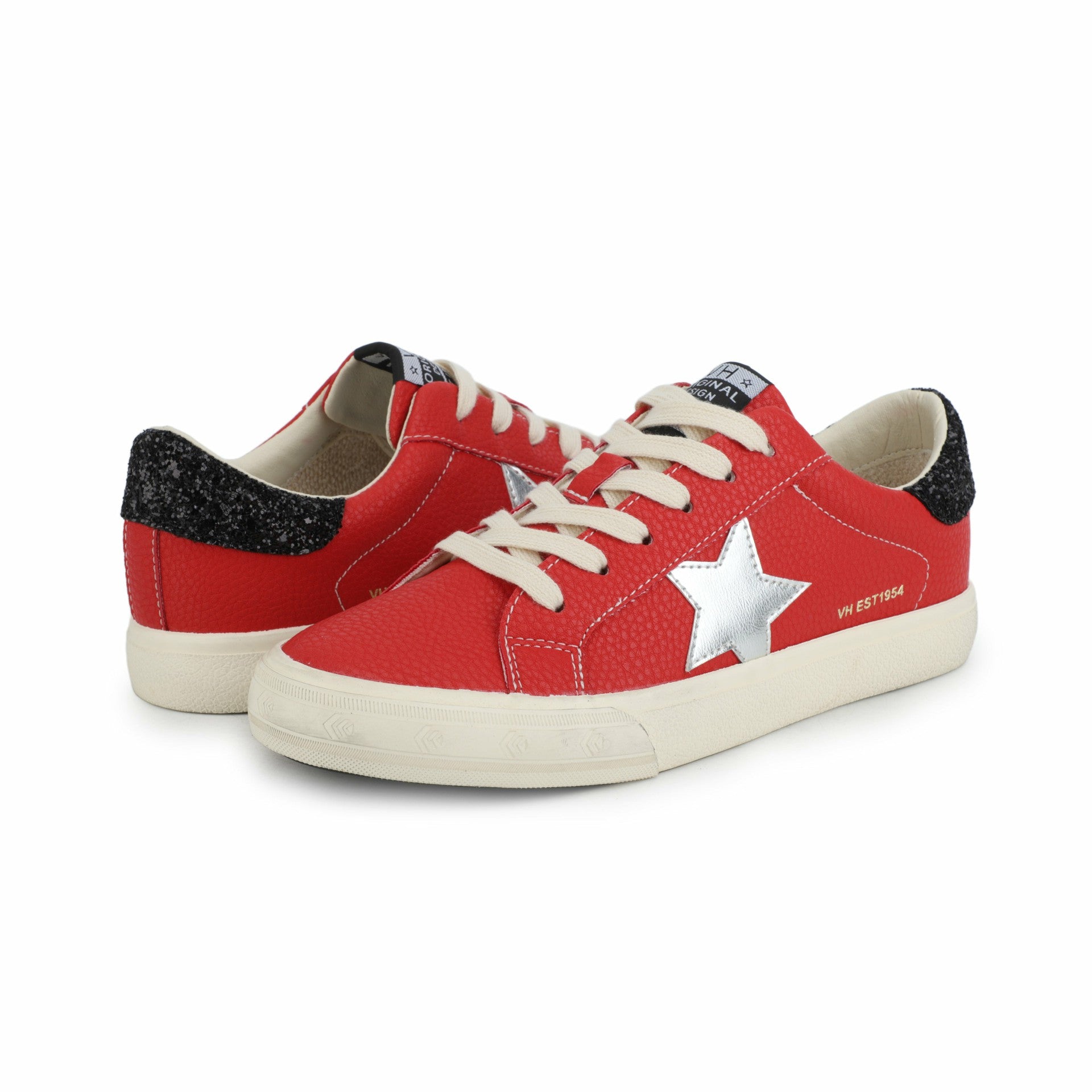 GRANDE - RED PEBBLED MIX | Vintage Havana Shoes