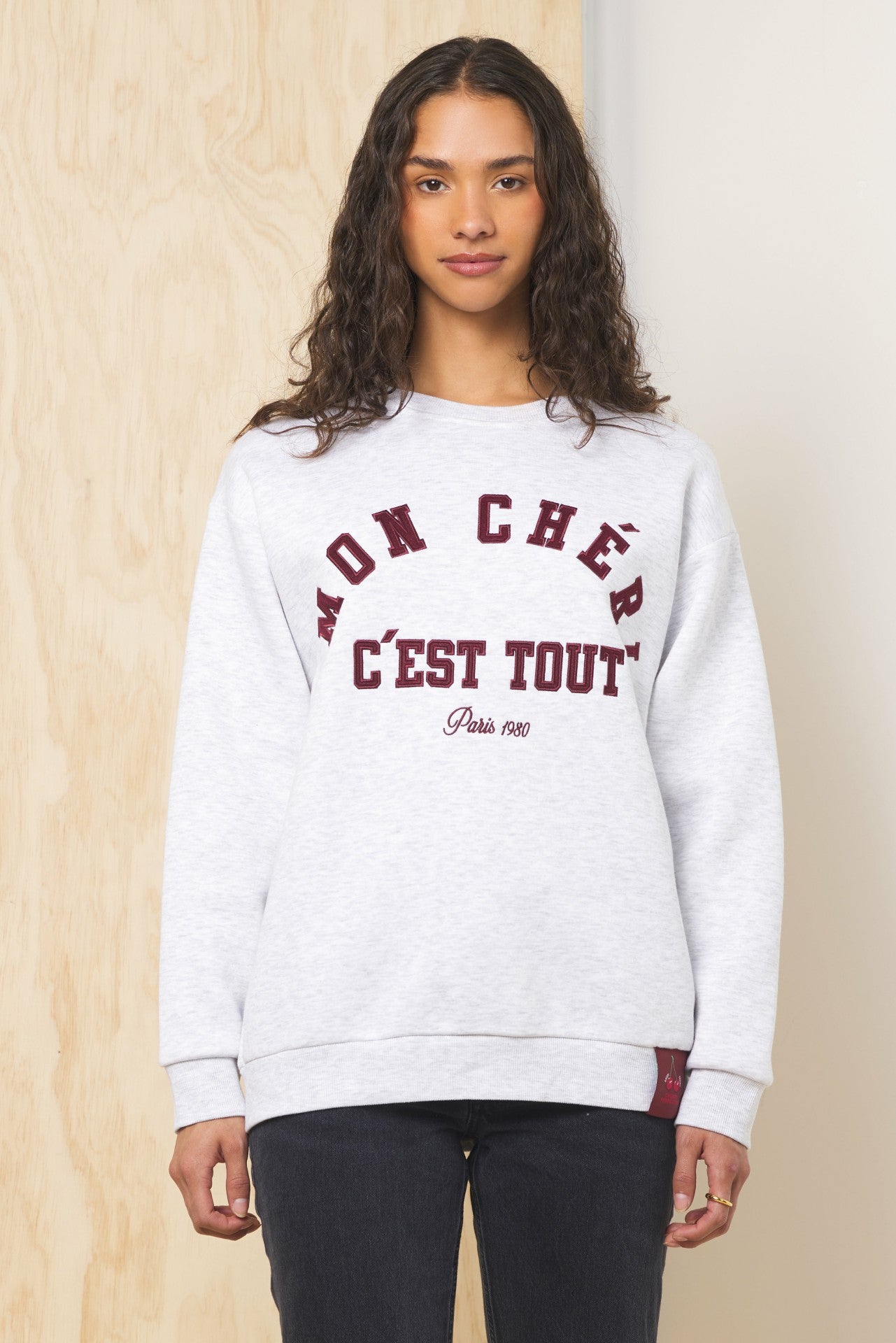Comfort Fleece Crew with Applique | Vintage Havana Clothing