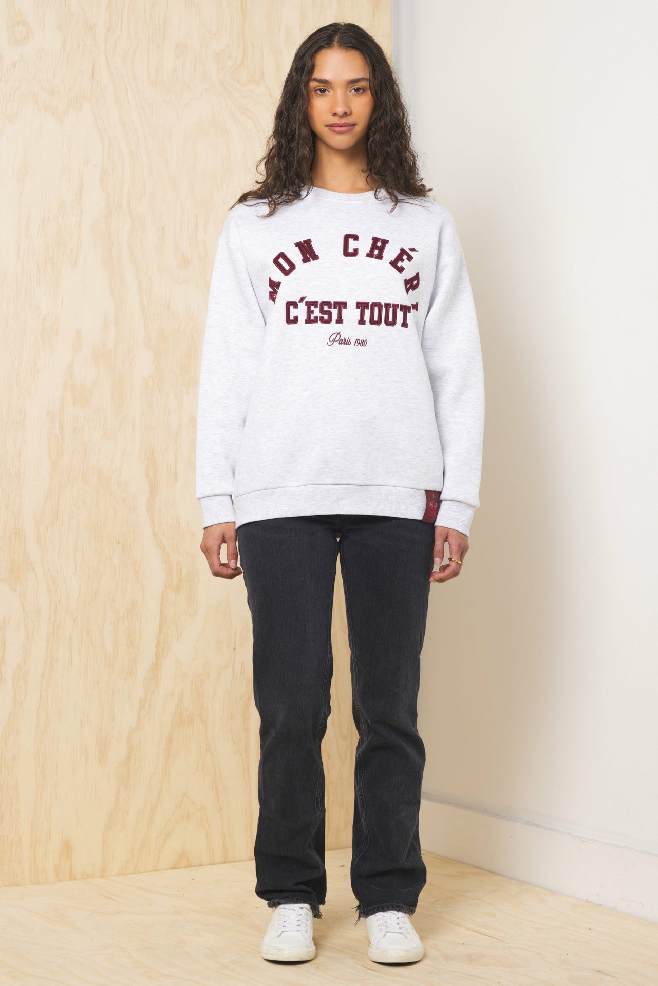 Comfort Fleece Crew with Applique | Vintage Havana Clothing