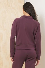 Cloud Fleece Collared Quarter Zip Up | Vintage Havana Clothing