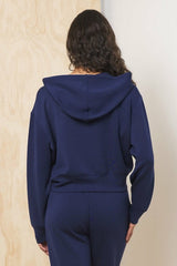 Cloud Fleece Crop Zip Up | Vintage Havana Clothing