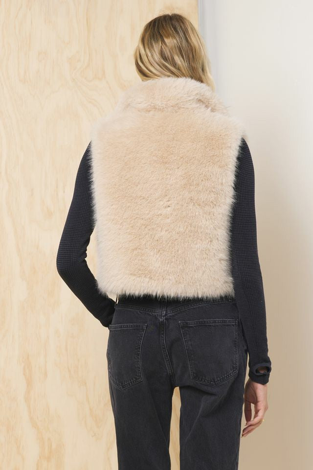 Cozy Fur Vest | Vintage Havana Clothing