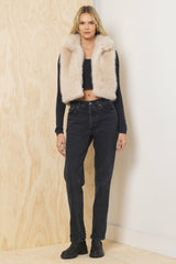 Cozy Fur Vest | Vintage Havana Clothing