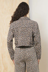Stretch Denim Crop Jacket | Vintage Havana Clothing