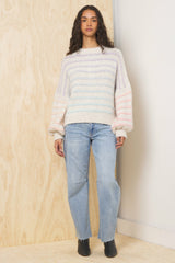 Ombre Striped Sweater | Vintage Havana Clothing