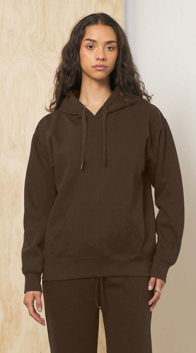 Chocolate Proweave Pullover Hoodie | Vintage Havana Clothing