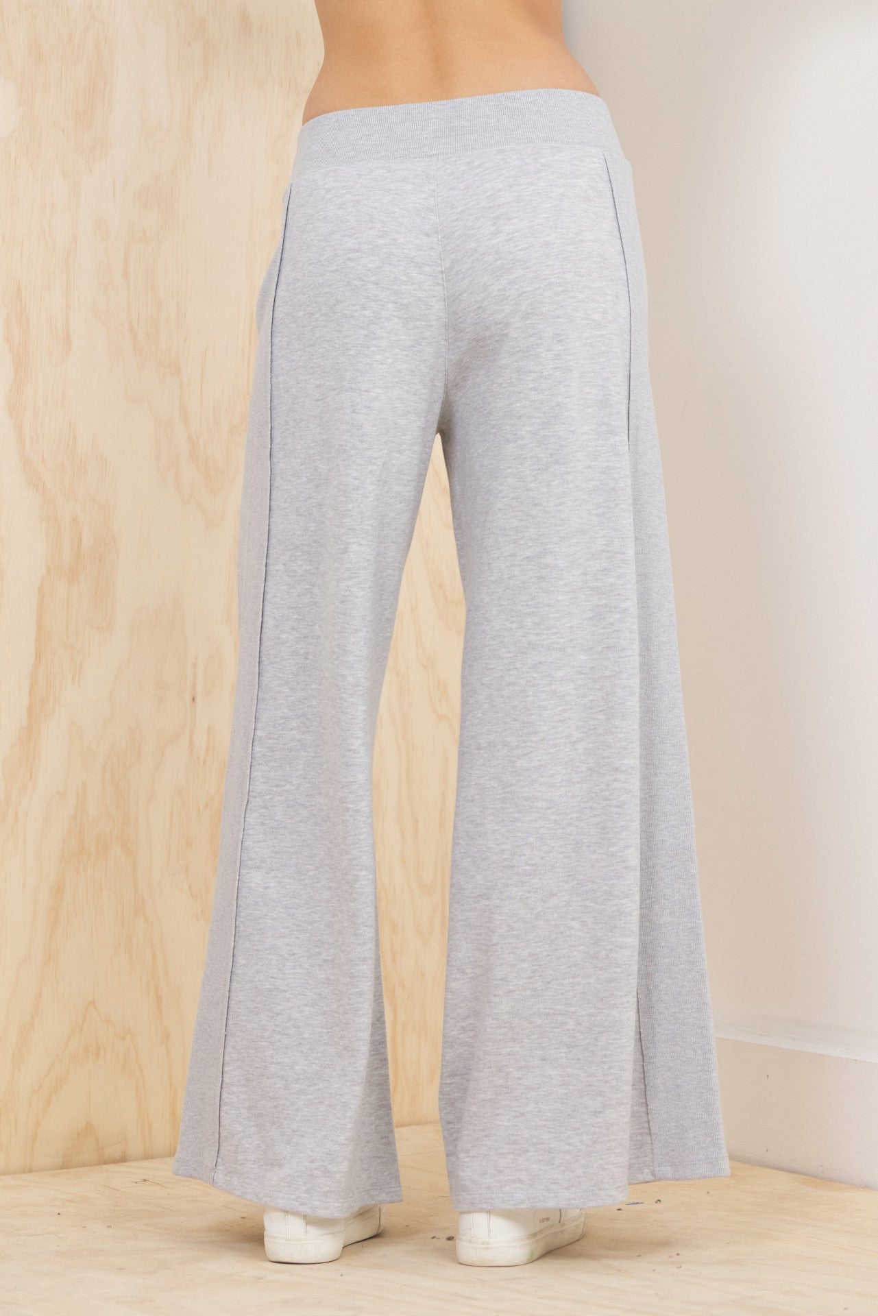 Jersey Seamed Flared Pant | Vintage Havana Clothing
